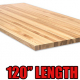 120" Long 1.75" Thick Maple Butcher Block Countertop