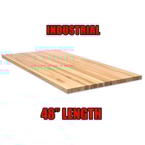48" Long 2.25" Thick Maple Butcher Block Countertop