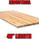 48" Long 2.25" Thick Maple Butcher Block Countertop