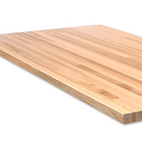 72" Long 2.25" Thick Maple Butcher Block Countertop