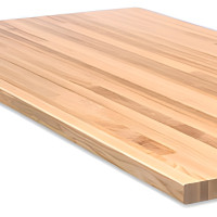 96" Long 2.25" Thick Maple Butcher Block Countertop