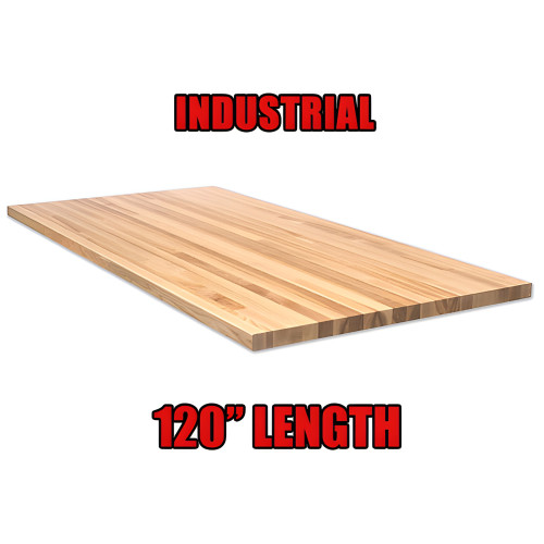 120" Long 2.25" Thick Maple Butcher Block Countertop