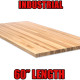 60" Long 2.25" Thick Maple Butcher Block Countertop