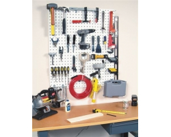 Two Heavy Duty 18" x 36" Square Hole Pegboard Kit