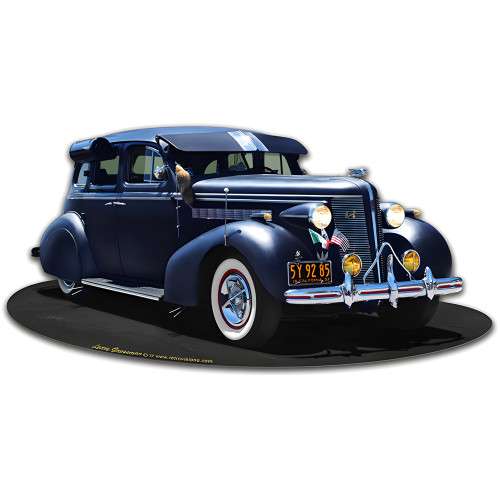 1939 Lowrider Metal Sign - 18" x 8"