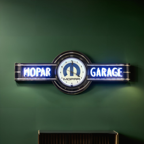 72" wide Mopar Neon Clock Sign