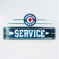Pontiac Service Neon Sign - 48" x 24"