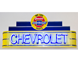 48" wide Genuine Chevrolet Parts Neon Sign