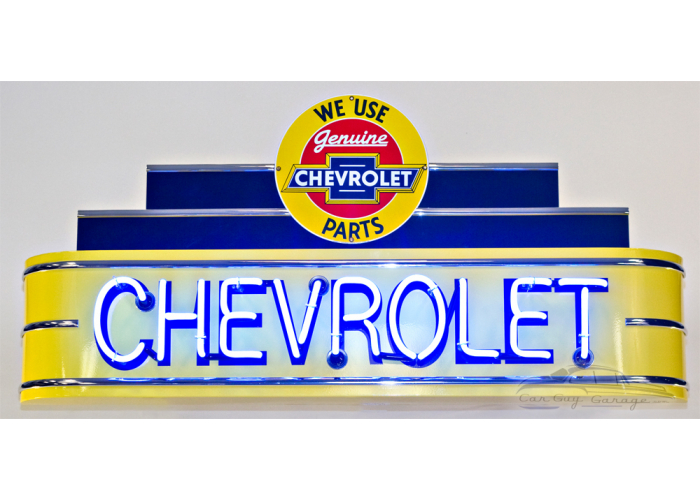 48" wide Genuine Chevrolet Parts Neon Sign
