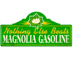 Magnolia Gas Metal Sign - 26" x 12"