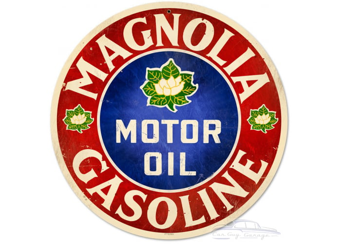 Magnolia Motor Oil Metal Sign