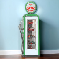 Sinclair Dino Supreme Tokheim 39 Display Case Gas Pump
