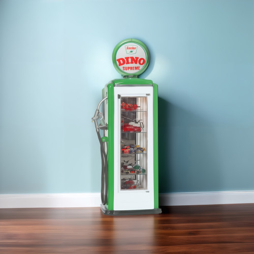 Sinclair Dino Supreme Tokheim 39 Display Case Gas Pump