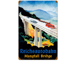 Mangfall Bridge Sign - 16" x 24"