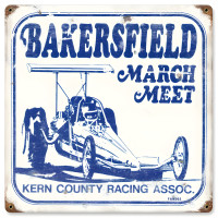 March Meet Metal Sign - 12" x 12"
