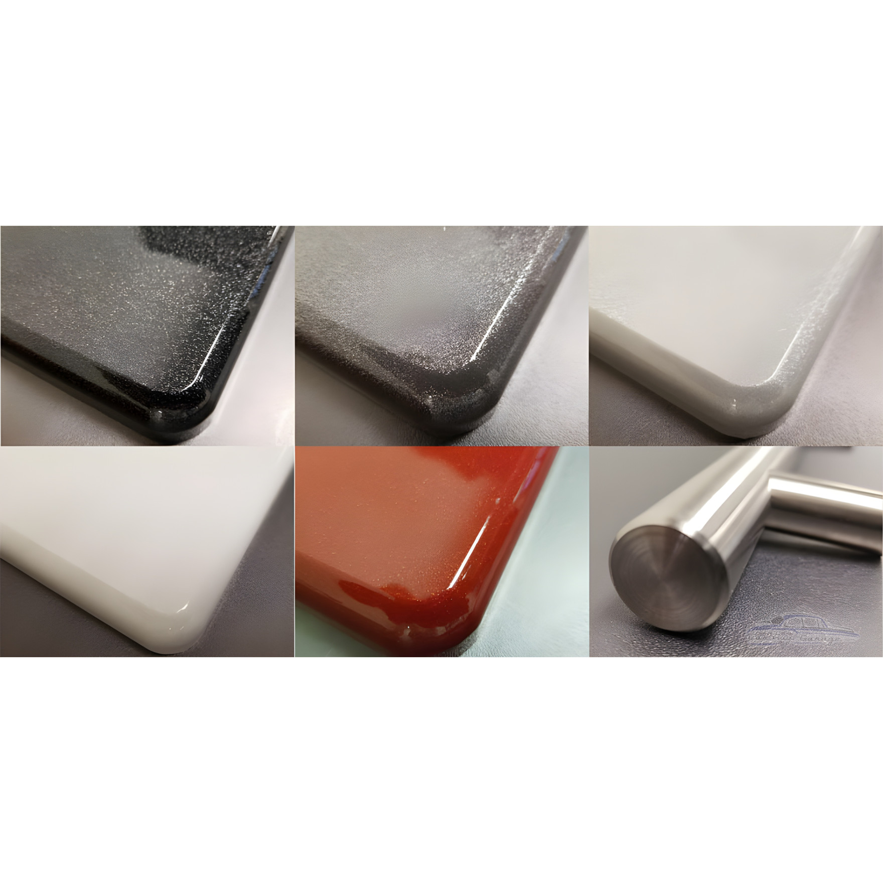 MDF Swatch Color Kit - 5 Metallic Gloss Colors for Cabinets