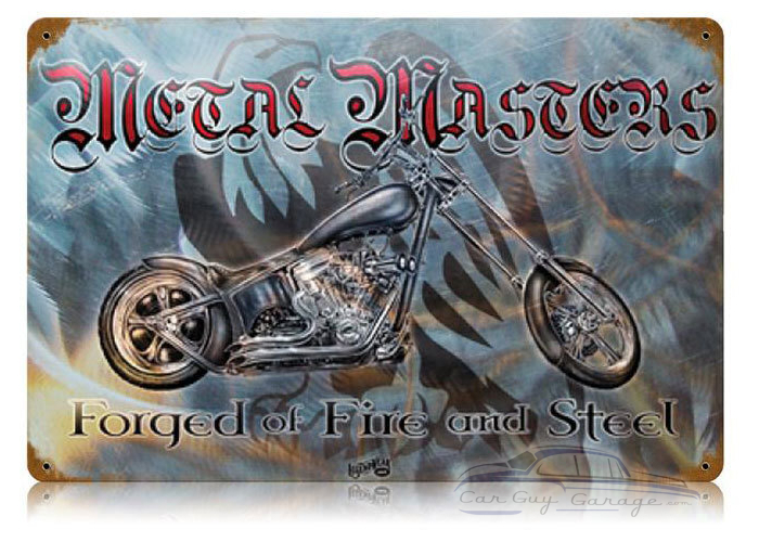 Metal Master Metal Sign