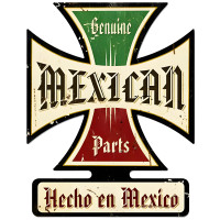 Mexican Parts Metal Sign - 19" x 15"