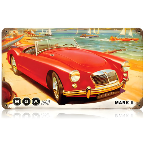 MG Sportscar Sign - 14" x 8"
