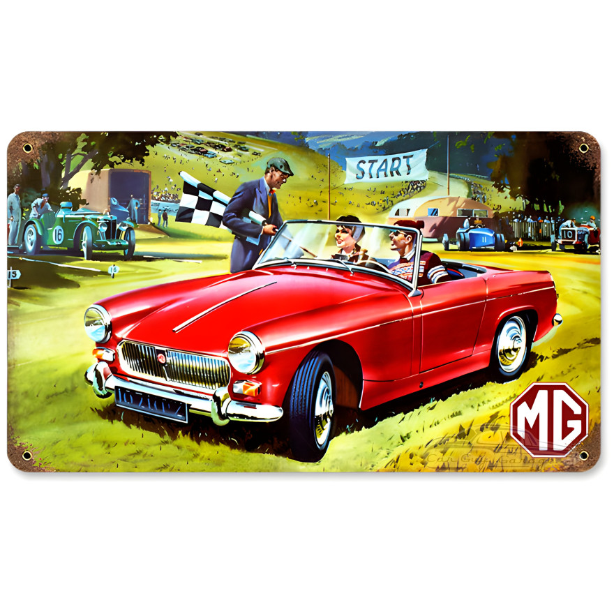 Midget Car Sign - 14" x 8"