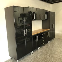 Ulti-mate Garage Cabinets in Midnight Black