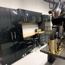 Ulti-mate Garage Cabinets in Midnight Black