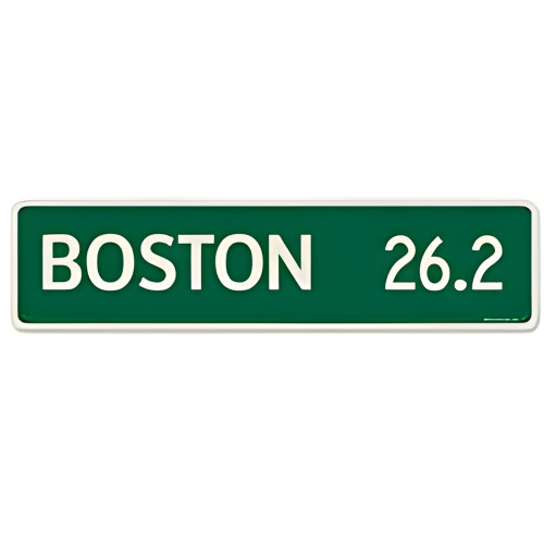 Mile Sign Boston Metal Sign - 5" x 20"