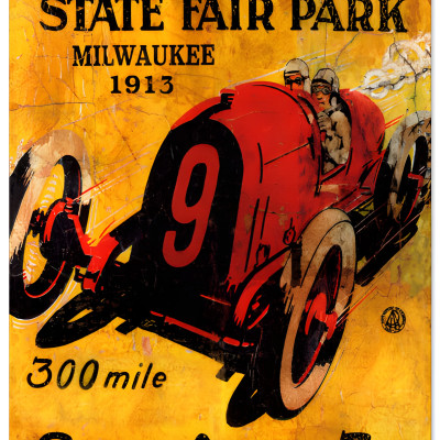 Milwaukee 1913 Metal Sign - Vintage 16