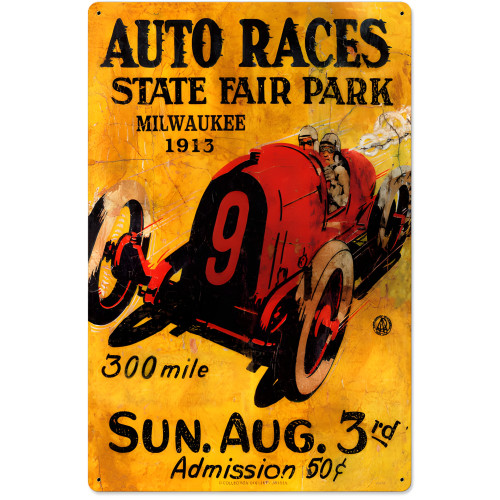 Milwaukee 1913 Metal Sign - 16" x 24"