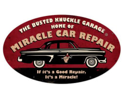 Miracle Repair Sign - 24" x 14"