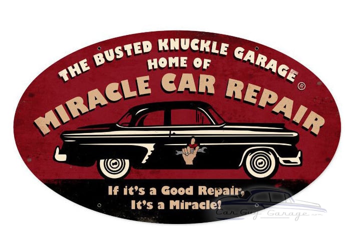 Miracle Repair Sign