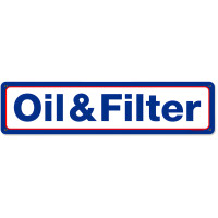Mobil Oil and Filter Metal Sign - 20" x 5"