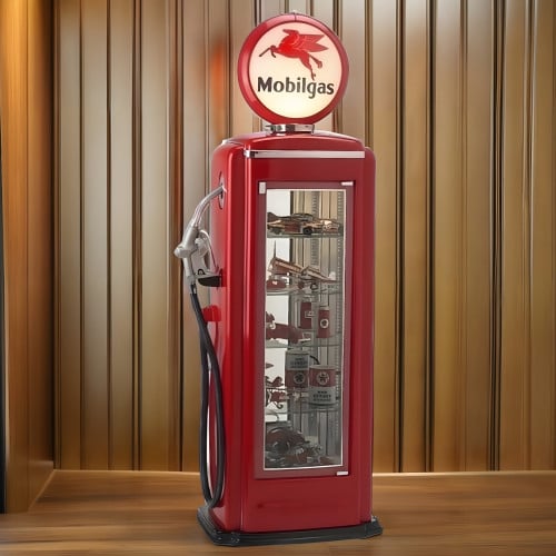 Mobilgas Tokheim 39 Display Case Gas Pump