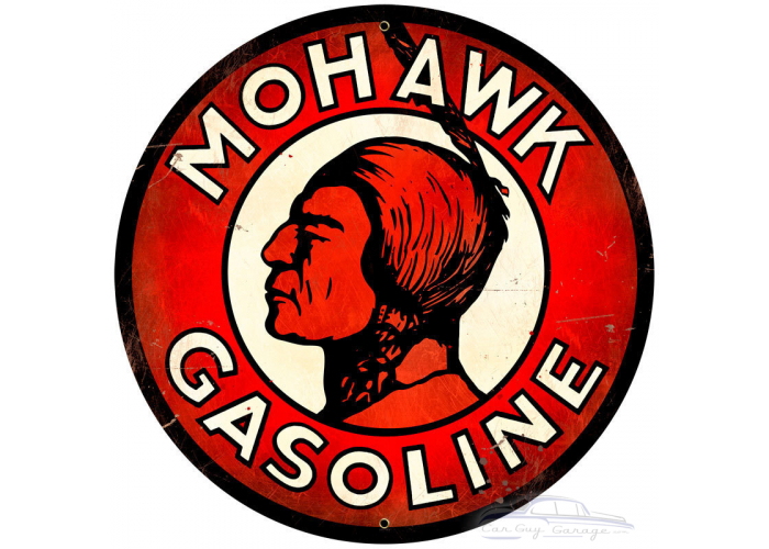 Mohawk Gasoline Metal Sign