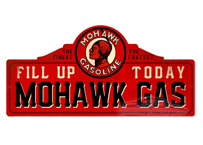 Mohawk Station Metal Sign