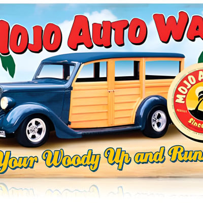 Mojo Sign Mojo Woody Vintage Metal Sign - 14
