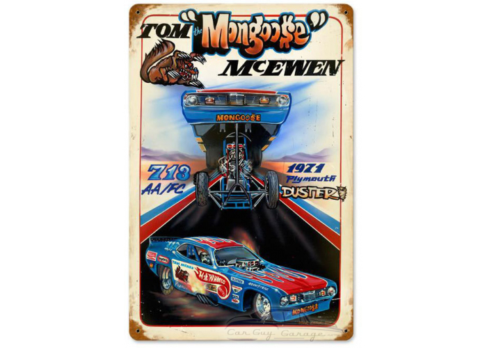 Mongoose Hot Wheels Metal Sign - 18" x 12"