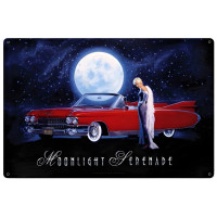 Moonlight Serenade Metal Sign - 36" x 24"