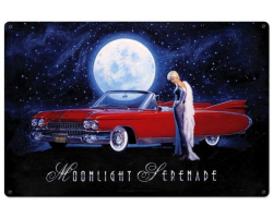 Moonlight Serenade Metal Sign - 36" x 24"