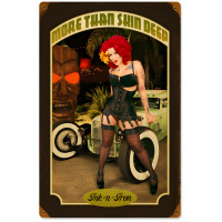 More Than Skin Deep Metal Sign - 12" x 18"