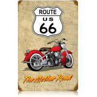 Mother Road Metal Sign - 12" x 18"