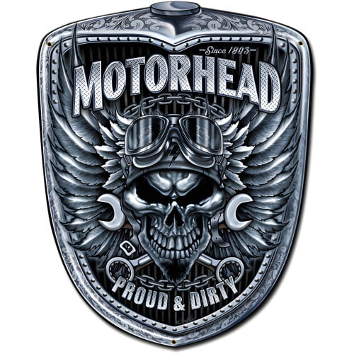 Motorhead Grill Metal Sign - 20" x 24"