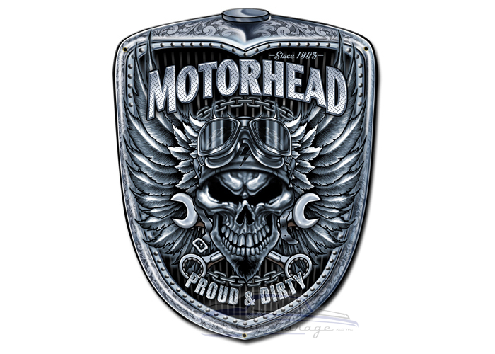 Motorhead Grill Metal Sign - 20" x 24"
