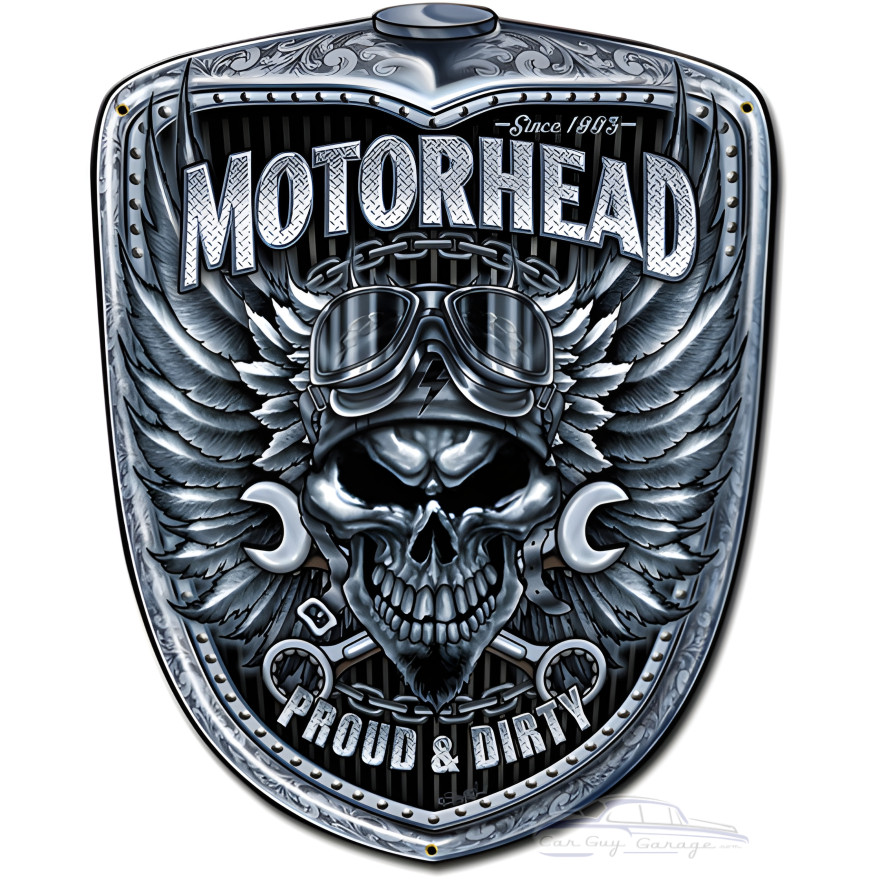 Motorhead Grill Metal Sign - 20" x 24"