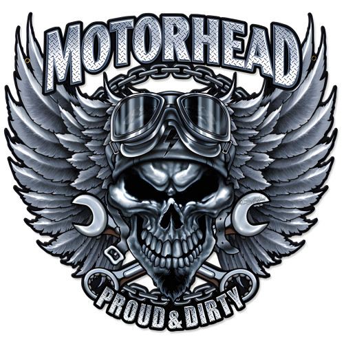 Motorhead Metal Sign - 24" x 24"
