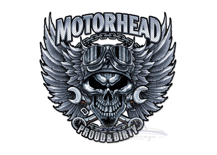 Motorhead Metal Sign - 24" x 24"