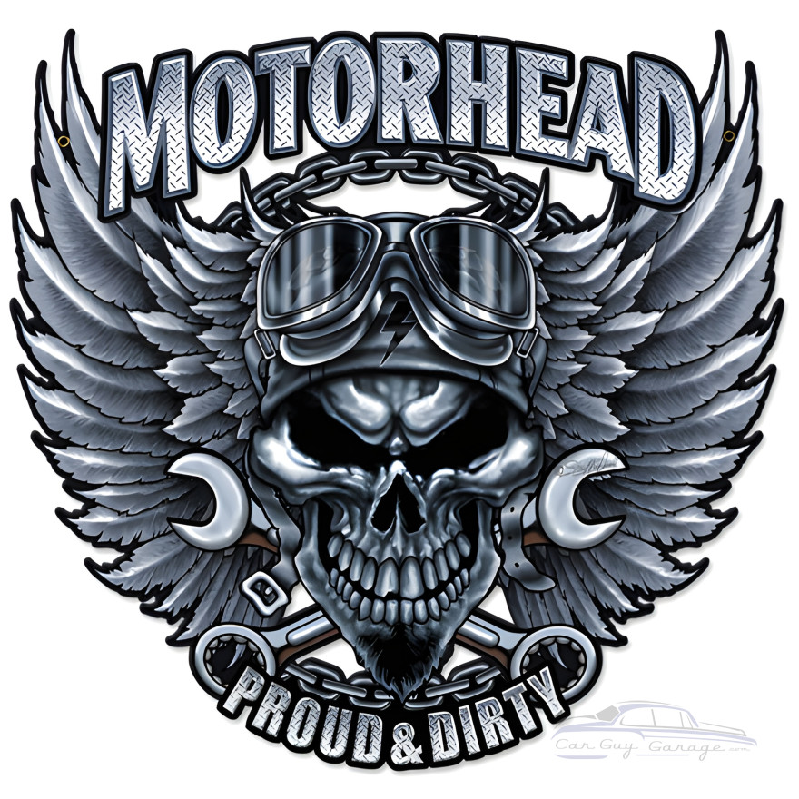 Motorhead Metal Sign - 24" x 24"