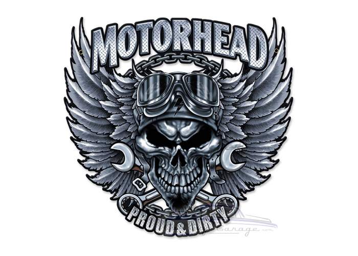 Motorhead Metal Sign - 18" x 18"