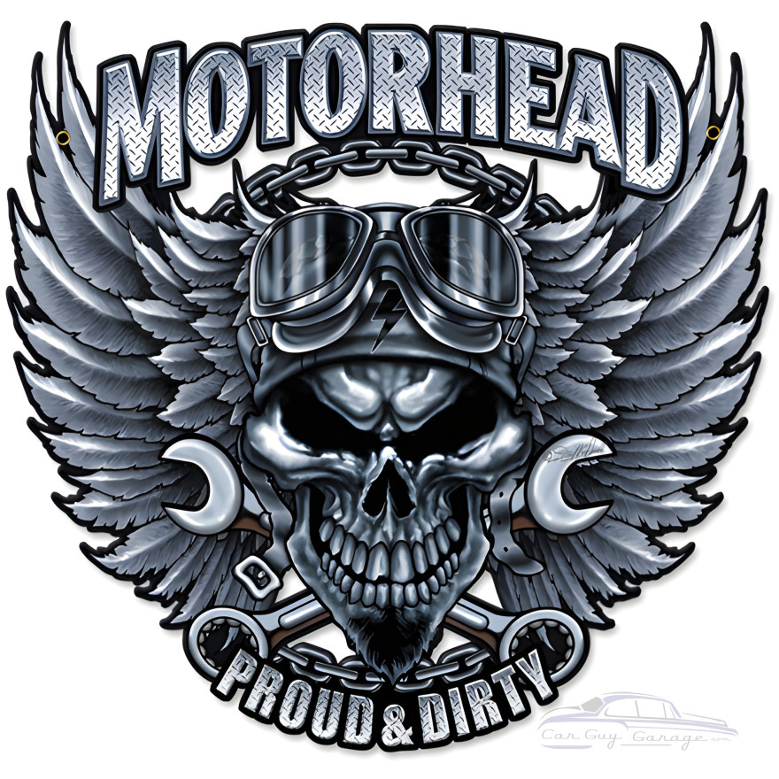 Motorhead Metal Sign - 18" x 18"