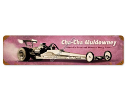 Muldowney Dragster Metal Sign - 5" x 20"